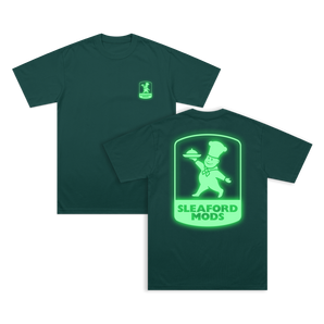 T-Shirt mit im Dunkeln leuchtendem Logo