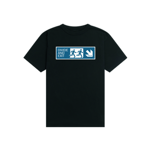 Exit Sign Black T-Shirt