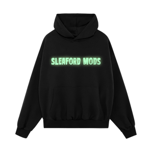 Kapuzenpullover mit im Dunkeln leuchtendem Logo.