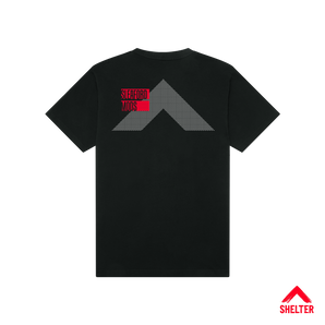 Sleaford Mods x Shelter – Schwarzes T-Shirt