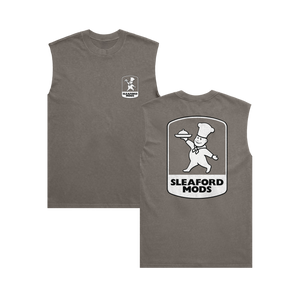 Little Chef Grey Sleeveless Tee